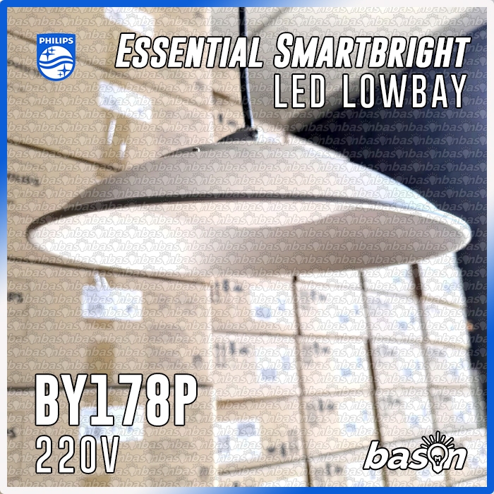 PHILIPS BY178P PSU Essential SmartBright Lowbay / Highbay - Lampu Sorot Indoor 40W 65W 100W 150W 200