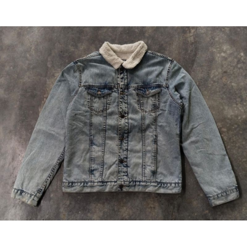 Trucker denim Sherpa ZARA MEN