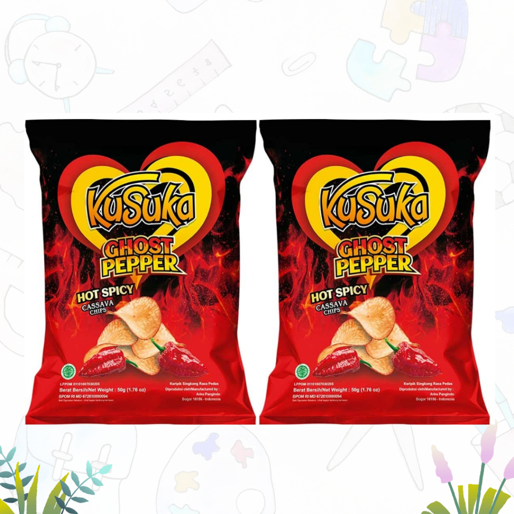 

Kusuka Keripik Singkong Ghost Pepper 50gr