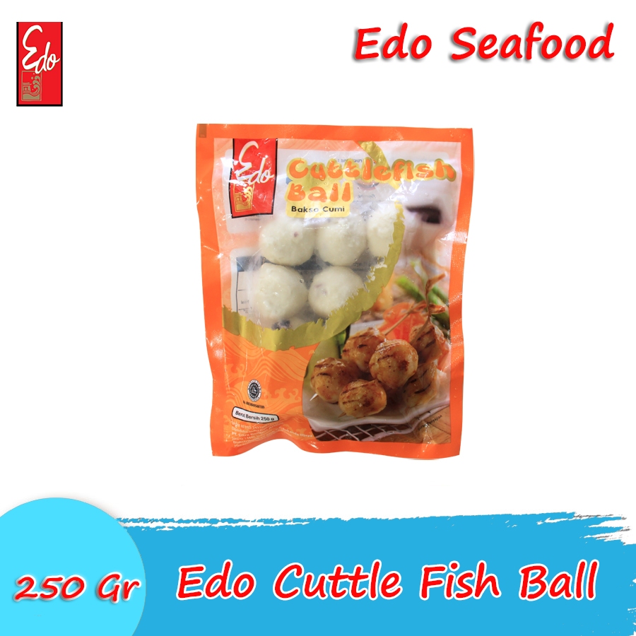 

Edo Seafood Cuttlefish Ball 250 Gr / Edo Bakso Ikan Sotong