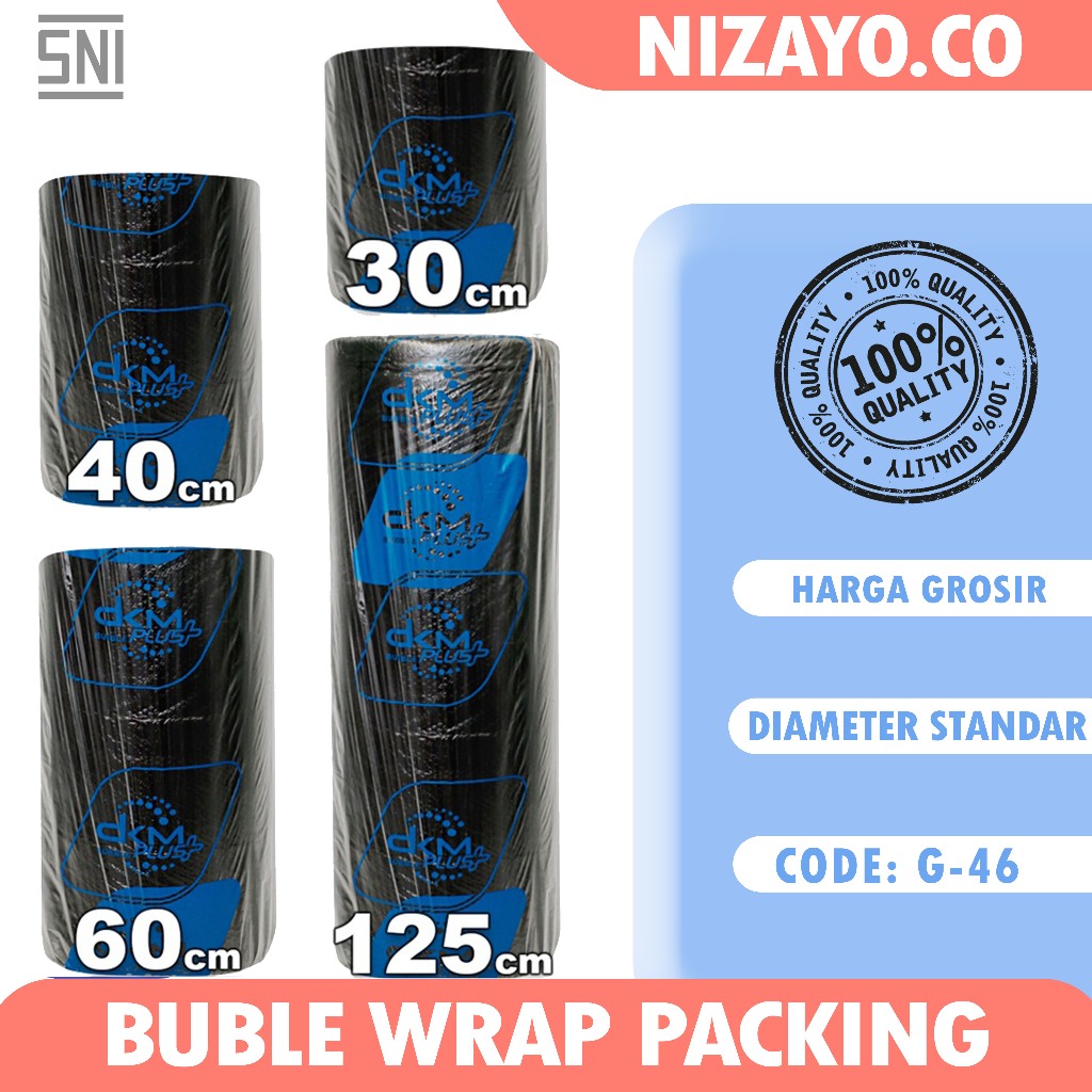 

BUBBLE WRAP 125 CM X 50 M x 3 KG / SUPER MURAH MERIAH KUALITAS TERBAIK 2.3 kg NZY