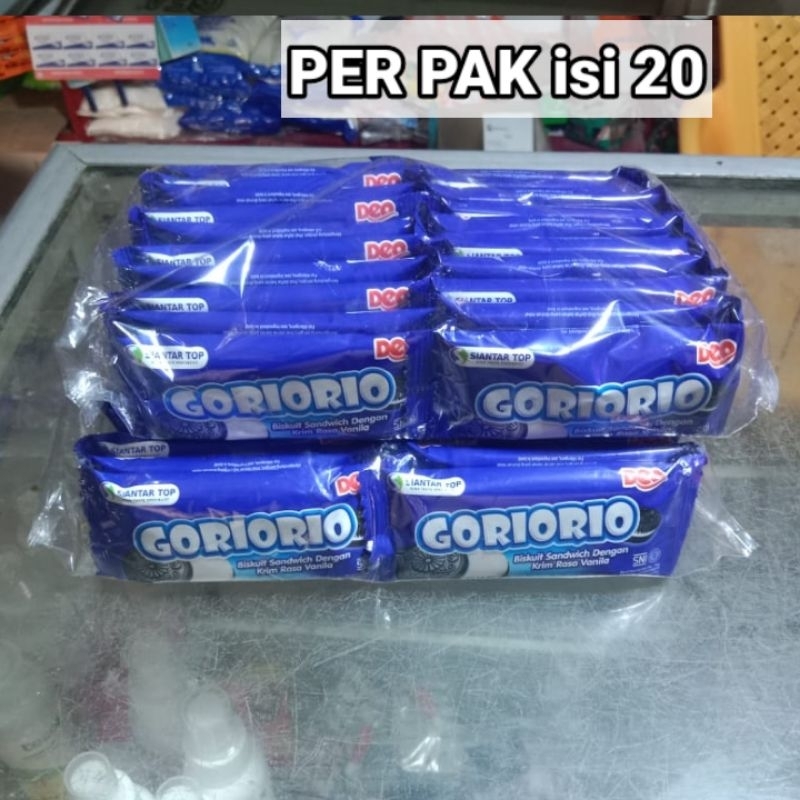 

goriorio 500 per pak isi 20