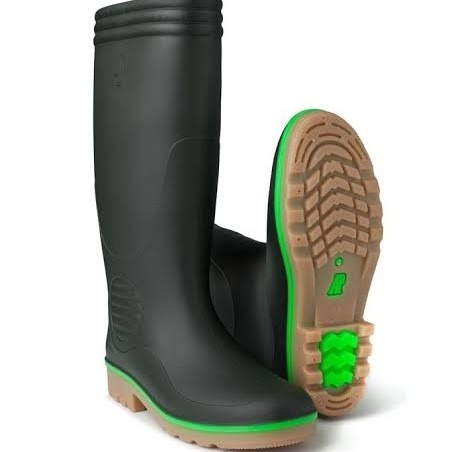 BestPromo Ap Boots 2003 Triwarna Sepatu Boot - Ap 2003 Green 38-43 - Sepatu Boot Safety Karet - Ap