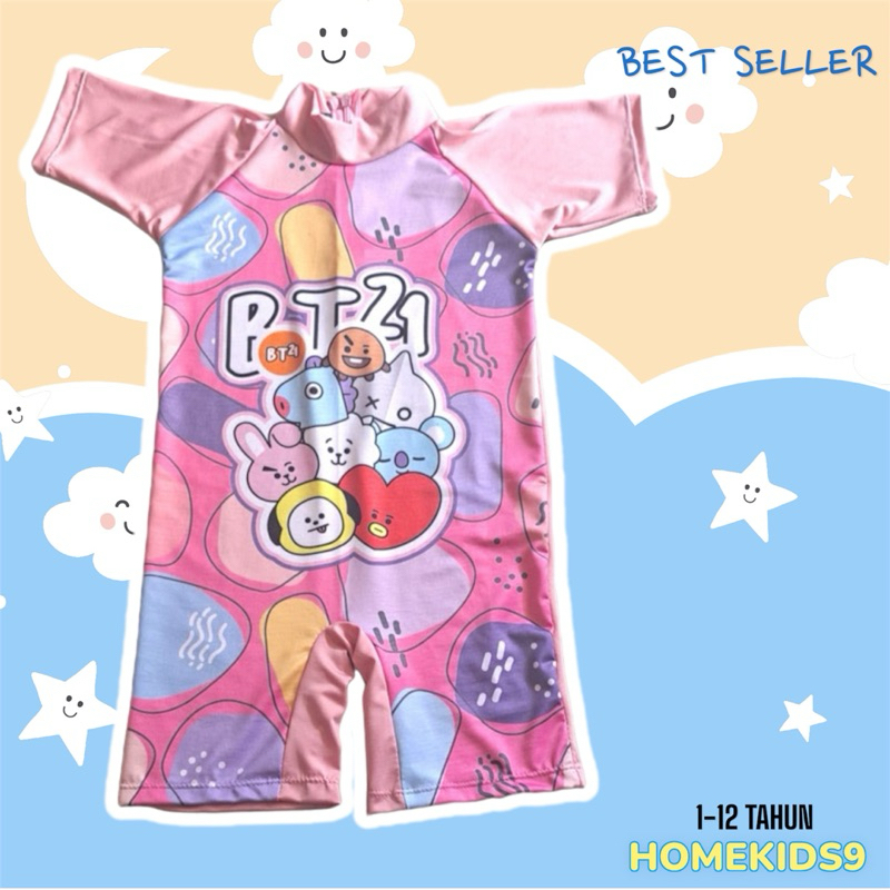 HOMEKIDS9 baju renang anak cewek perempuan Bt21