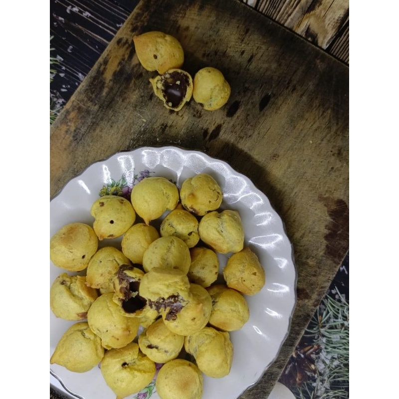 

soes cokelat kering