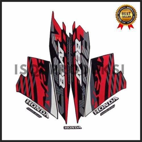 Stiker Striping Motor Honda Beat New 2021 Lis Les Body Beat New 2021 Termurah & Terlaris