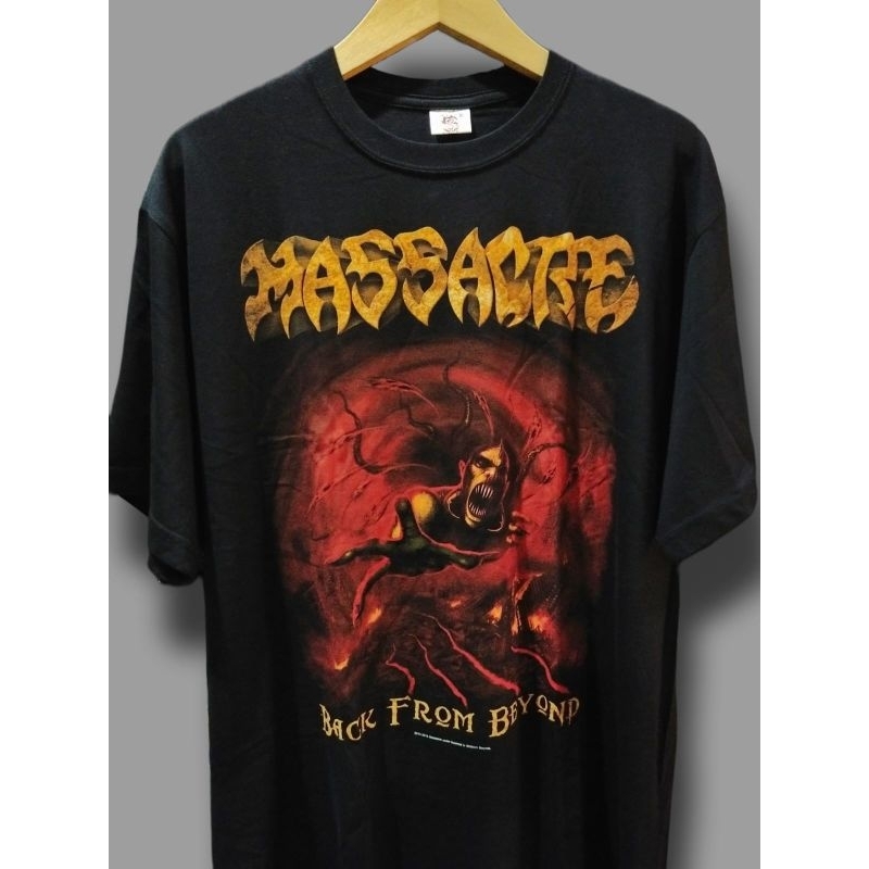 Official tshirt MASSACRE - BACK FROM BEYOND 2014 - 2016