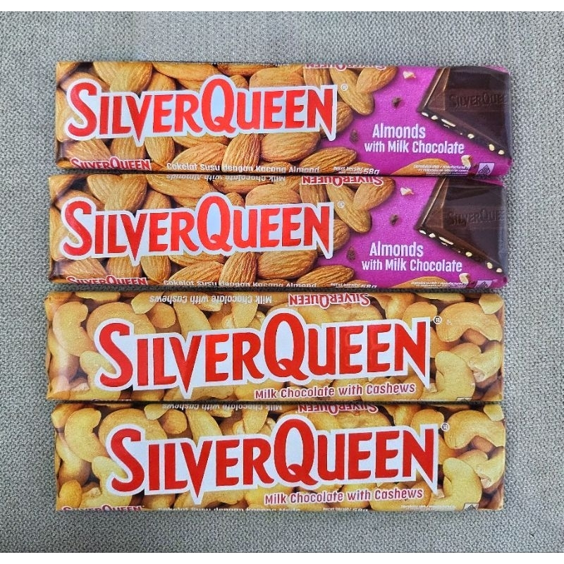 

Coklat SILVERQUEEN 58 Gram 2 Varian Rasa