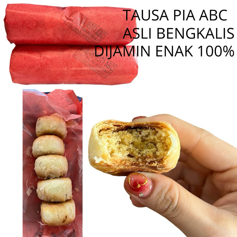 

TAUSA PIA / BAKPIA / KUE KACANG HIJAU ABC ISI 5 PCS