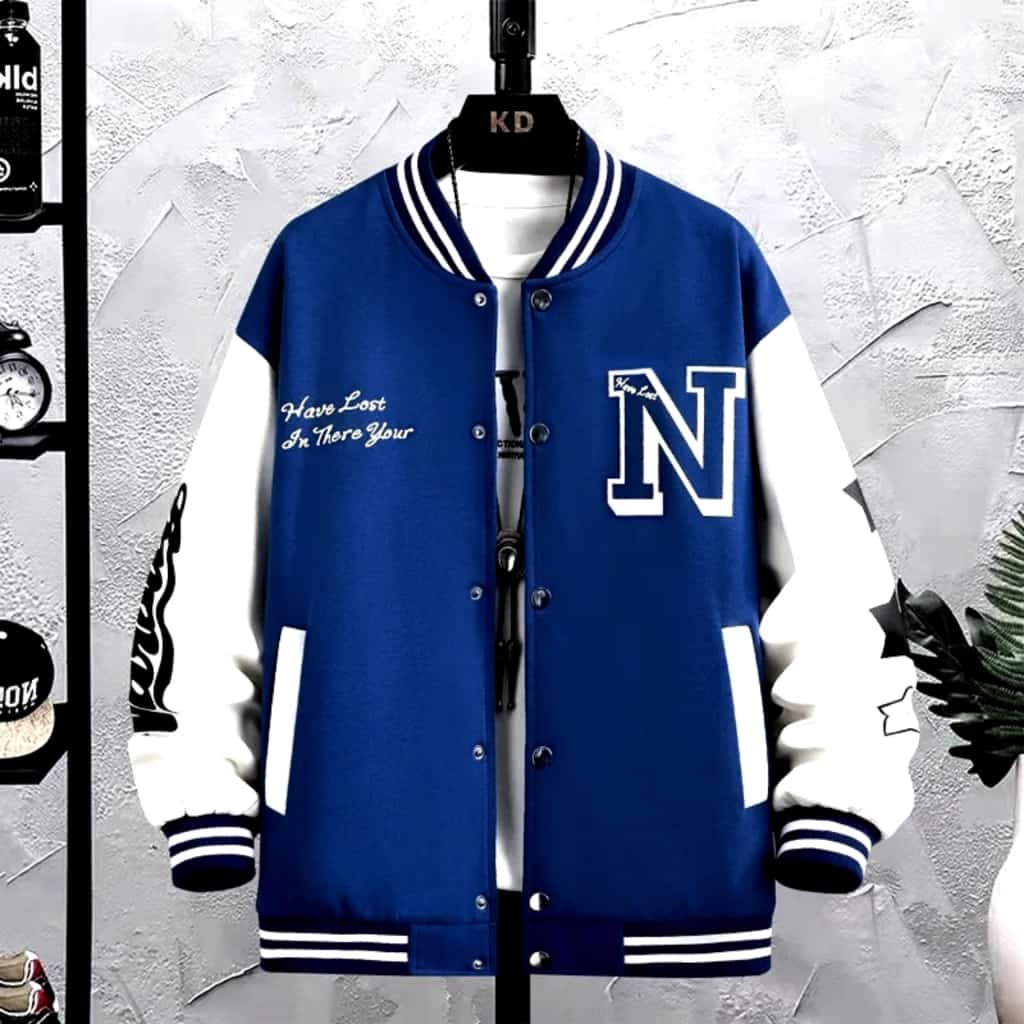 N JACKET BASEBALL VARSITY OVERSIZE