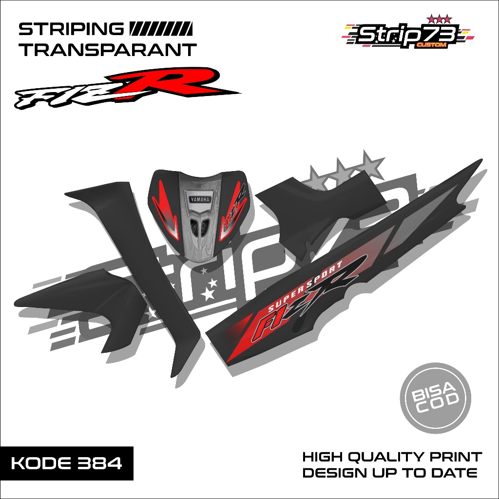 384 STRIPING TRANSPARAN FIZ R - STRIPING TRANSPARAN FIZ R PREMIUM GRAFIK