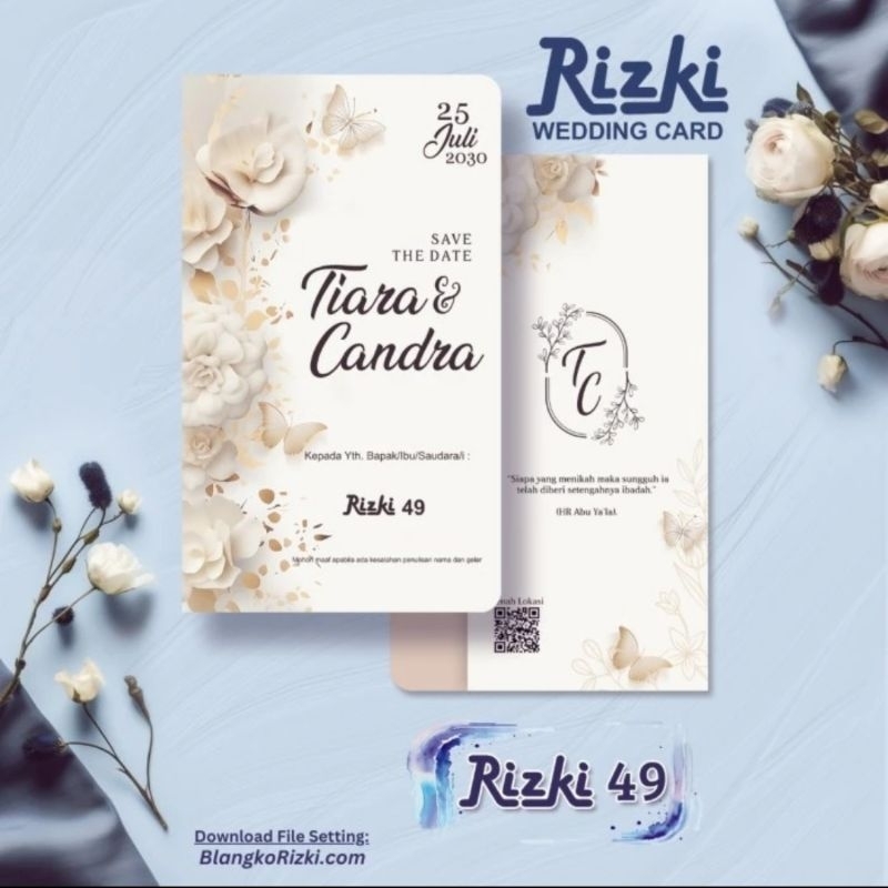 Rizki 49 Blangko Undangan Nikah Pernikahan