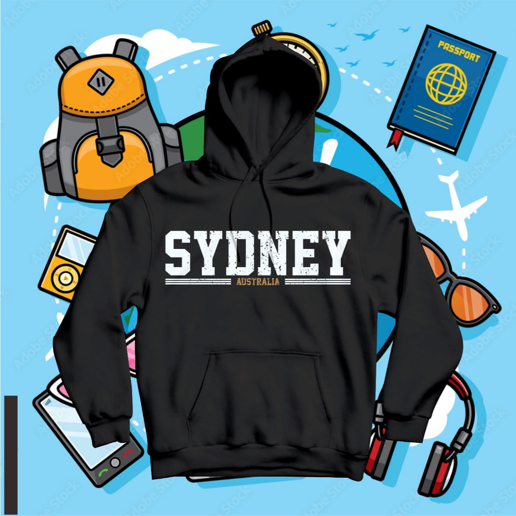 HOODIE - JAKETOLEH-OLEH AUSTRALIA  -JUMPER HOODIE AUSTRALIA MODEL 1