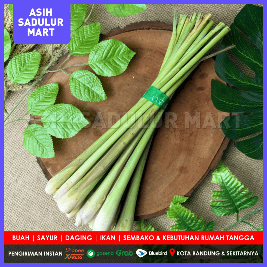 

Sereh Serai Segar Super 500g / 100g Bumbu Dapur Bandung | Asih Sadulur Mart