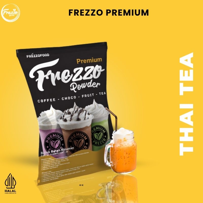 

Bubuk Minuman Rasa Thaitea Premium Frezzo 1kg/ Minuman Murah dan Enak Frezzo Premium