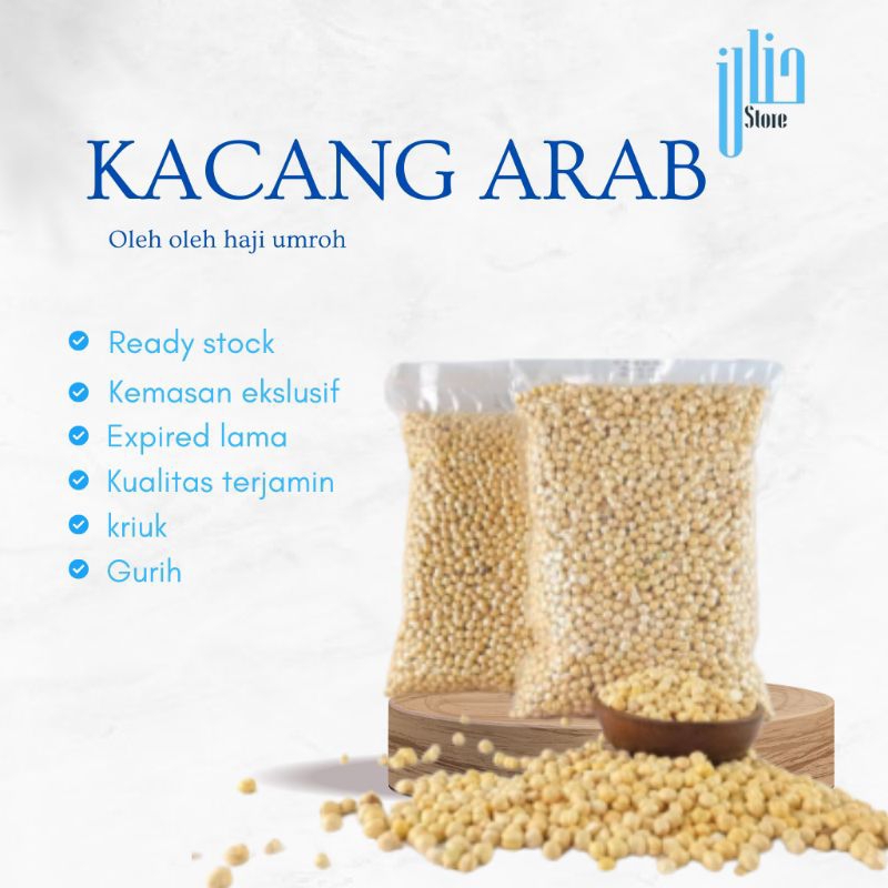 

Kacang Arab/chickpeas/kacang humus oleh oleh haji umroh