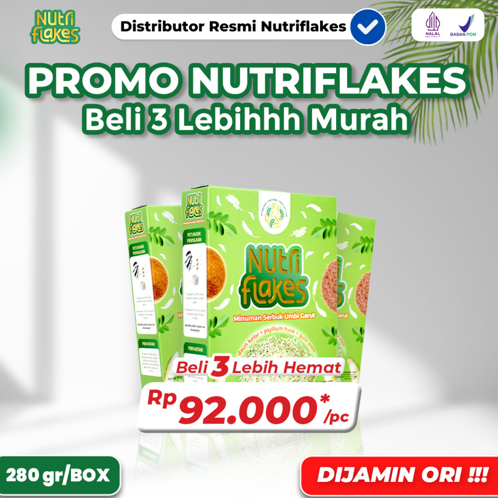 

Nutriflakes Solusi Gangguan Pencernaan Atur Kadar Kolesterol Kolestrol Terapi Asam Lambung Maag Magh