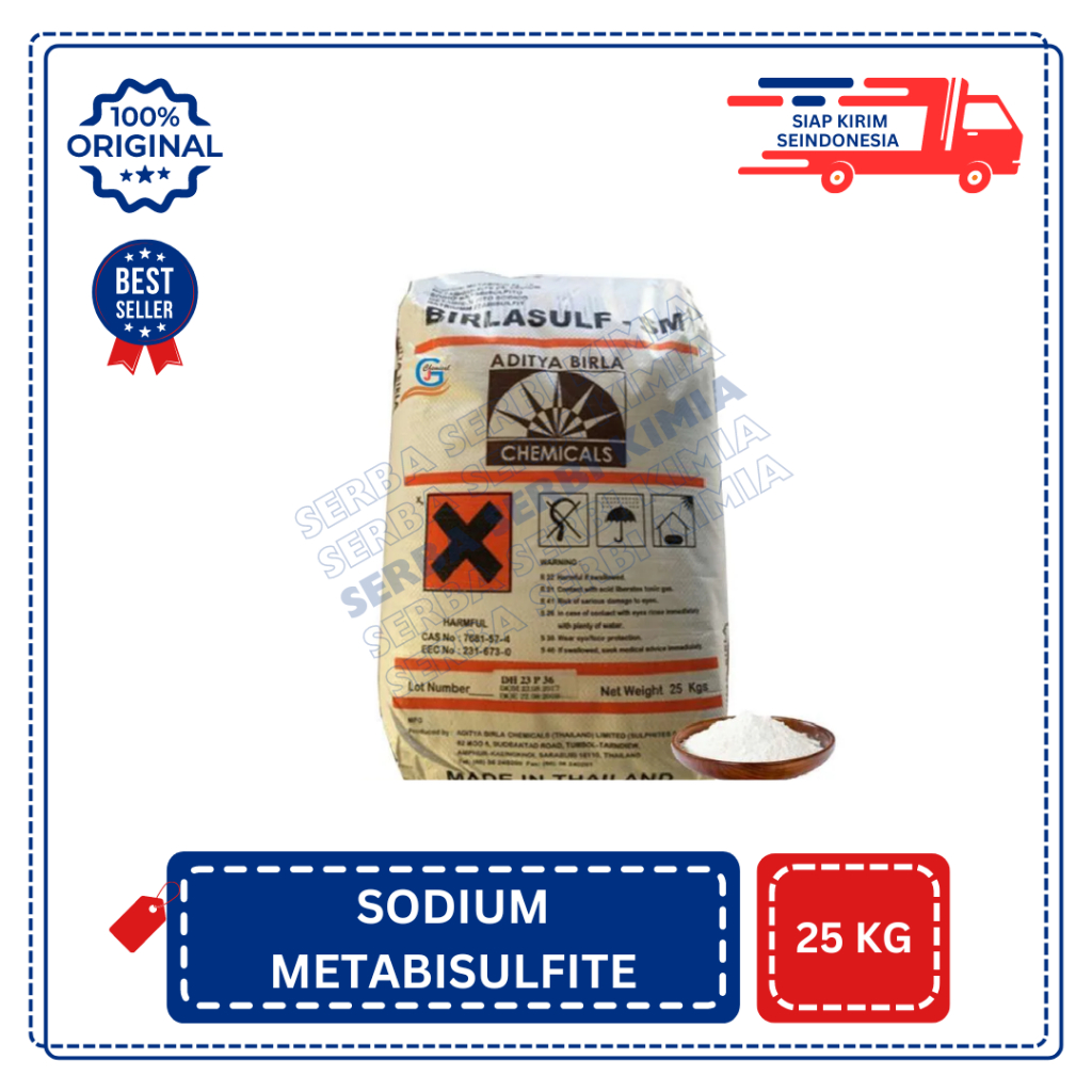 

SODIUM METABISULFITE (FOOD GRADE) 25kg