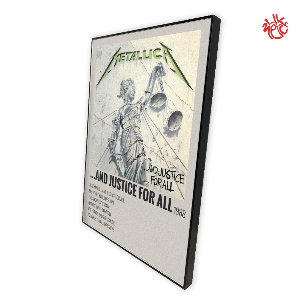POSTER METALLICA / AESTHETIC POSTER / POSTER FRAMEBLOCK