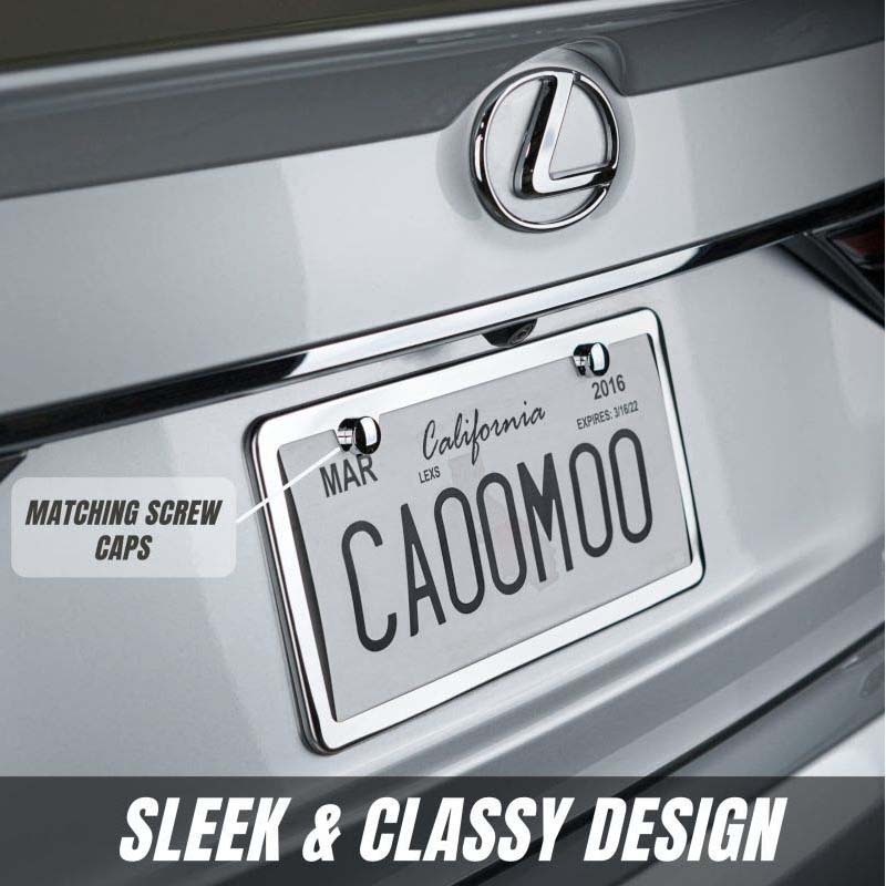 UYUI Bingkai Plat Nomer Mobil Frame Plat Mobil Jdm Frame Plat Nomor Mobil Stainless Plat Nomor Mobil