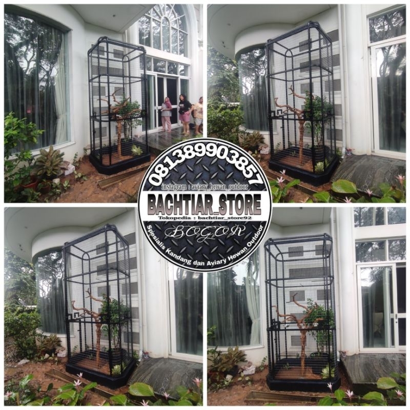 KANDANG AVIARY OUTDOOR BURUNG DAN KUCING