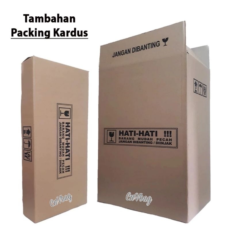 

Kardus Koper Kardus Trolly - Tambahan Packing Kardus Supaya Paket Lebih Aman