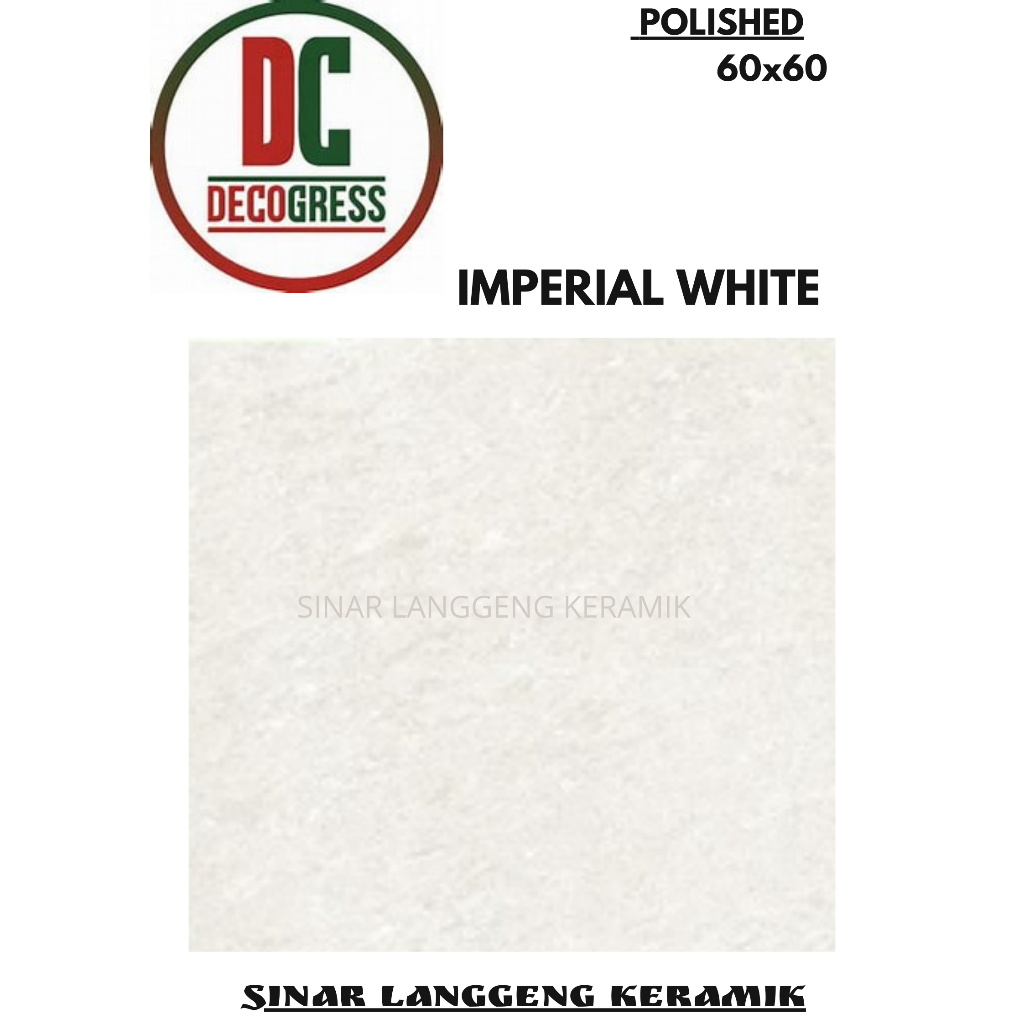 PROMO DECOGRESS GRANIT IMPERIAL WHITE 60x60 UNTUK LANTAI