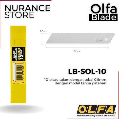 

REFILL CUTTER OLFA LBSOL1 KODE K2E3