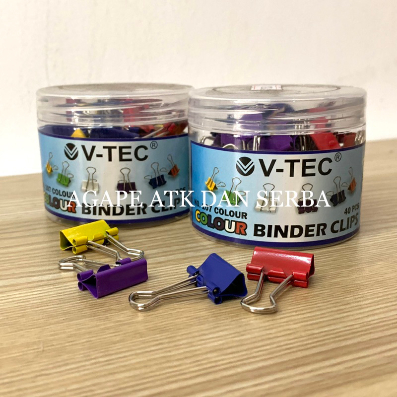 

BINDER CLIPS WARNA WARNI UKURAN 107 1 KOTAK