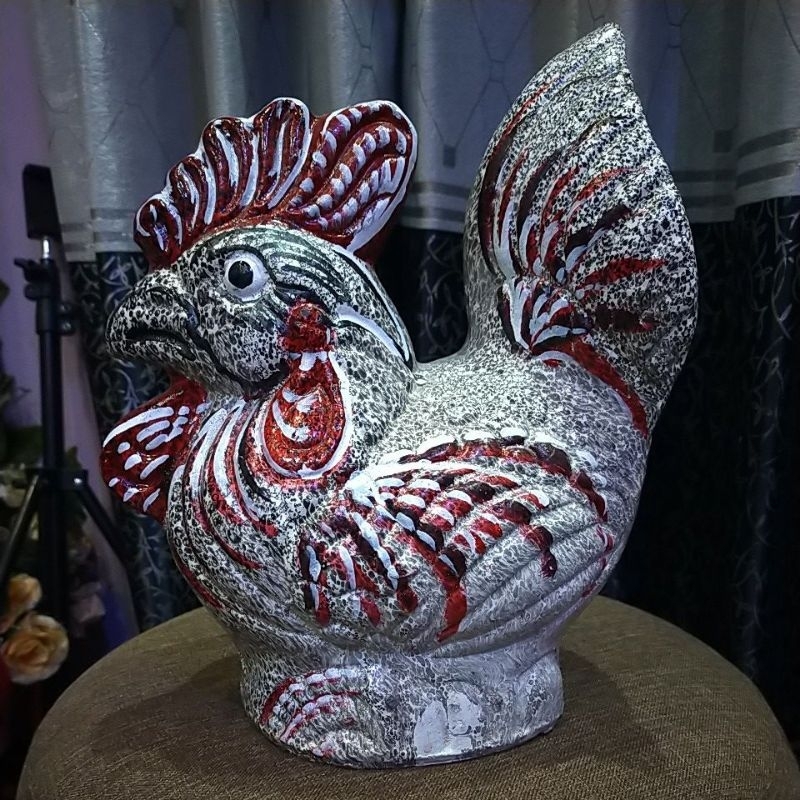 CELENGAN AYAM JAGO BESAR CELENGAN AYAM TANAH LIAT NATURAL CELENGAN UNIK CELENGAN AYAM JAGO GERABAH