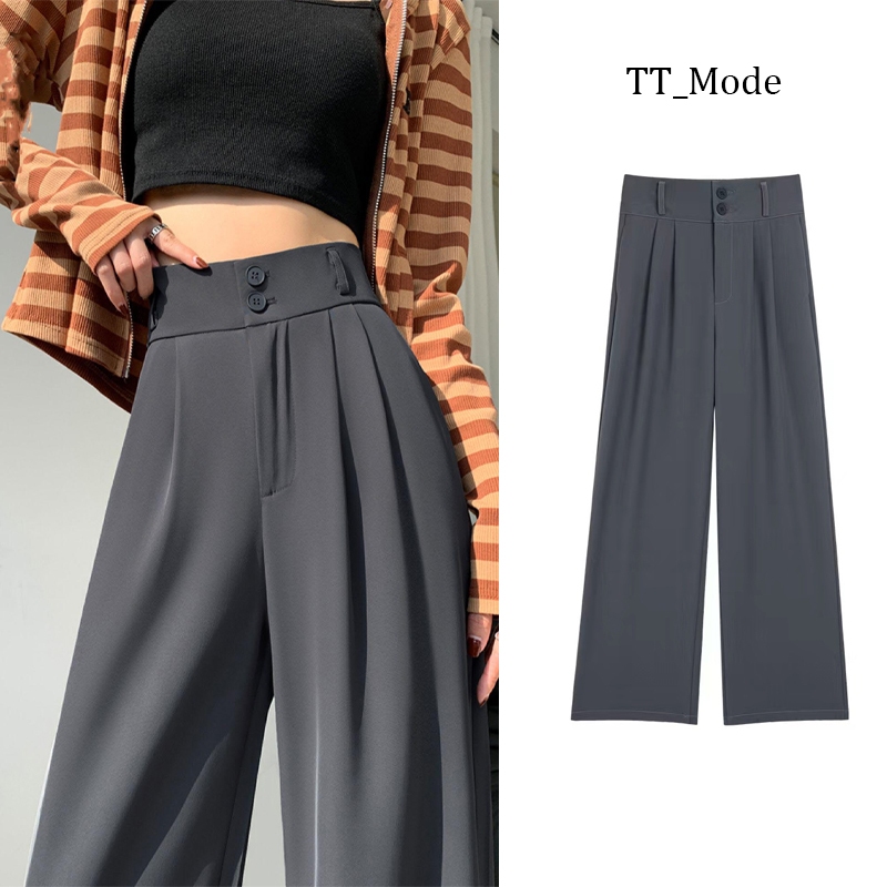 ✅COD Celana Kulot Wanita Highwaist Kekinian Ala Korea Basic / Karet Culotte Panjang Premium