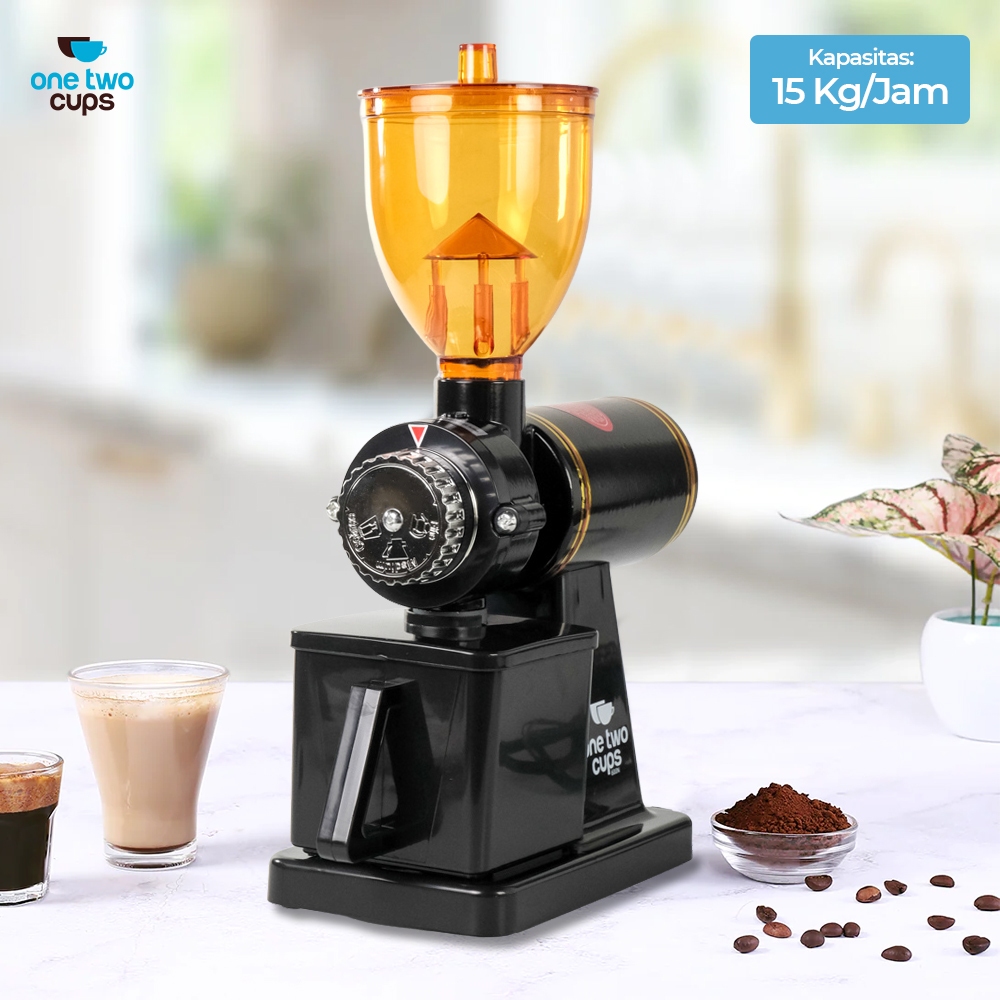One Two Cups 600N Alat Penggiling Kopi Electric Coffee Mill Grinder Mesin Penghalus Biji Elektrik Pe