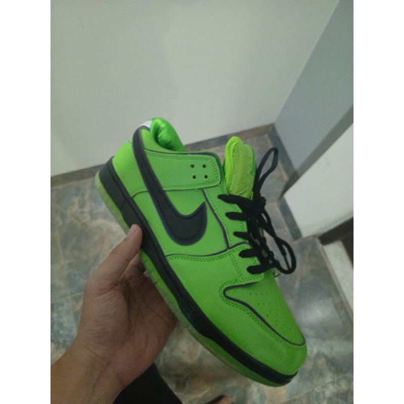 sb dunk powerpuff girl/ppg buttercup new size 43