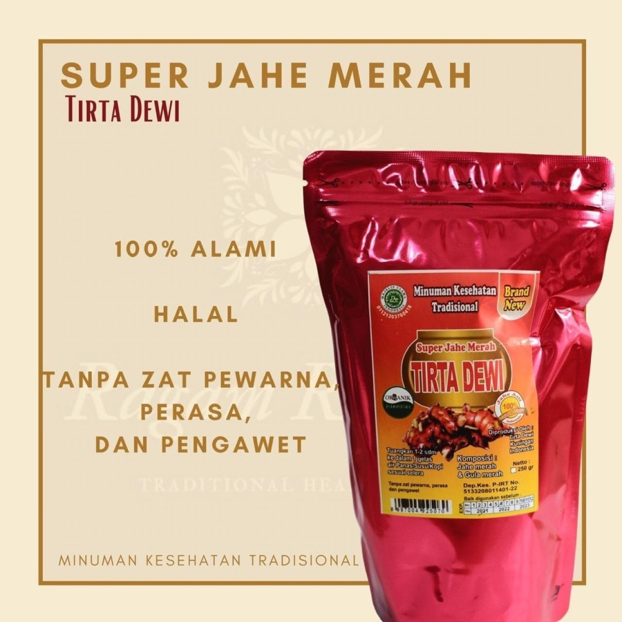 

Super Jahe Merah Tirta Dewi Minuman Herbal