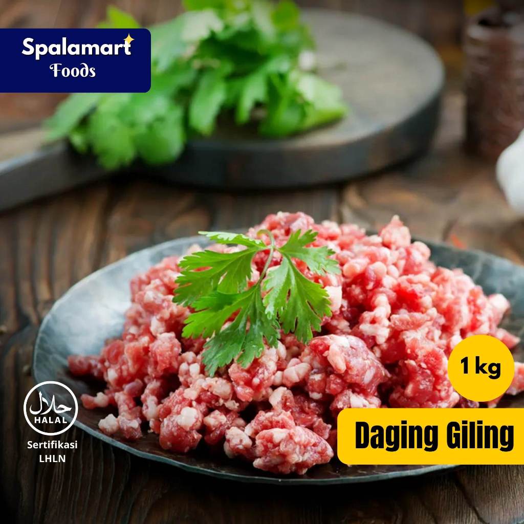 

Daging Sapi Giling / Minced Beef dengan kadar lemak 15-20% - ukuran 1kg