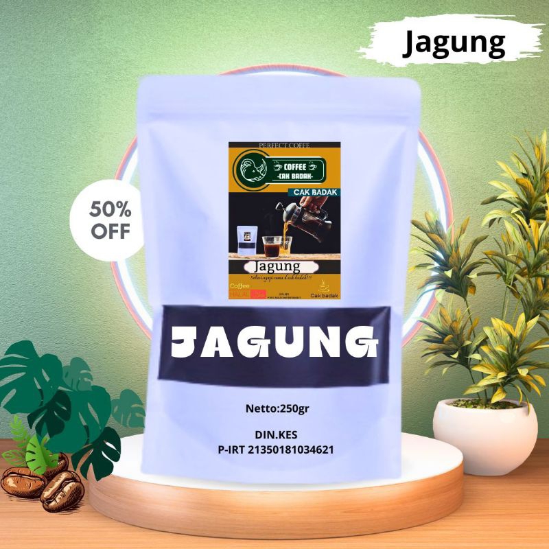 

KOPI BUBUK JAGUNG ISI 250 GR || CAK BADAK TERMURAH SUPER MANTAP