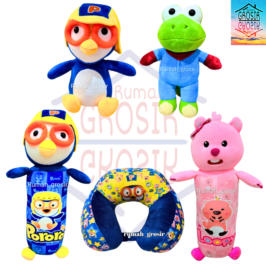(Rumah Grosir) Boneka Pororo The Little Penguin Crong Krong Loopy