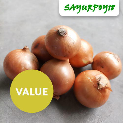 

Bawang Bombay Conventional 500 gram (sayurpoy18)