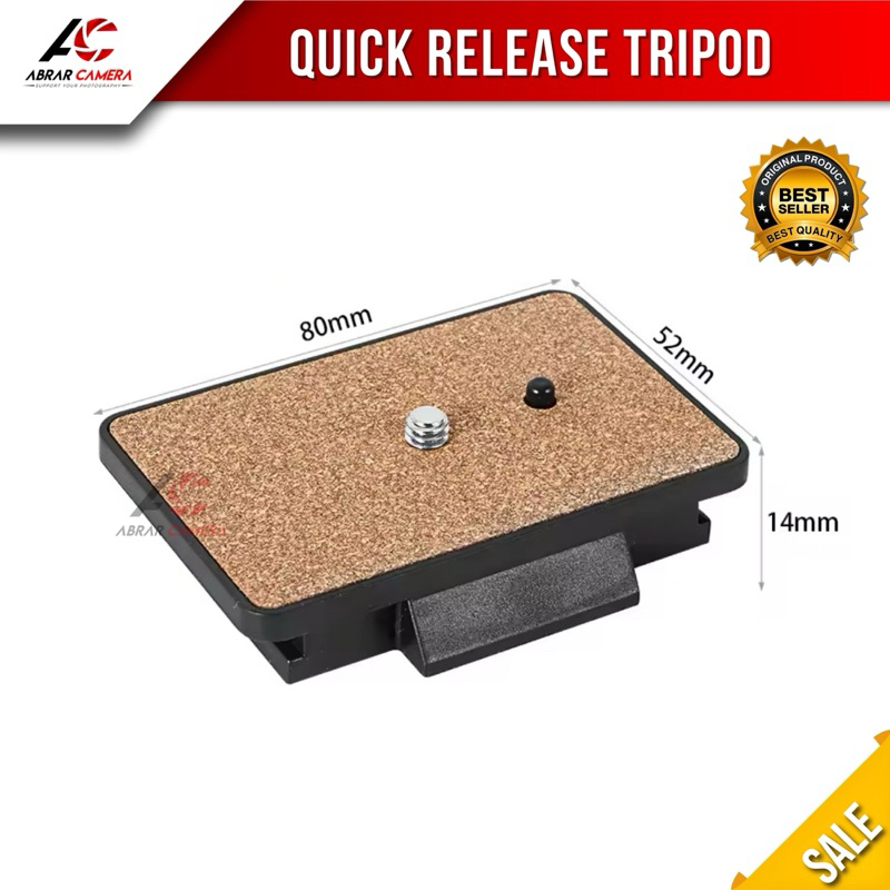 Quick Release Plate Tripod Monopod Takara VIT 283 Velbon PH-268 PH-288 PH-368 CX-686 Yunteng VCT-950