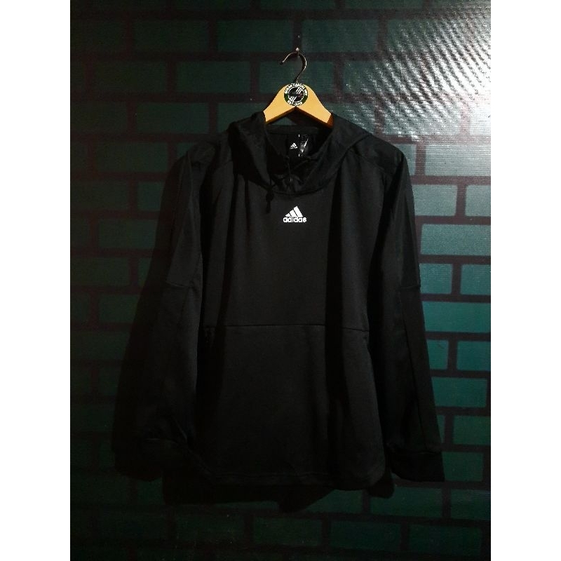 hoodie running adidas small logo center second original