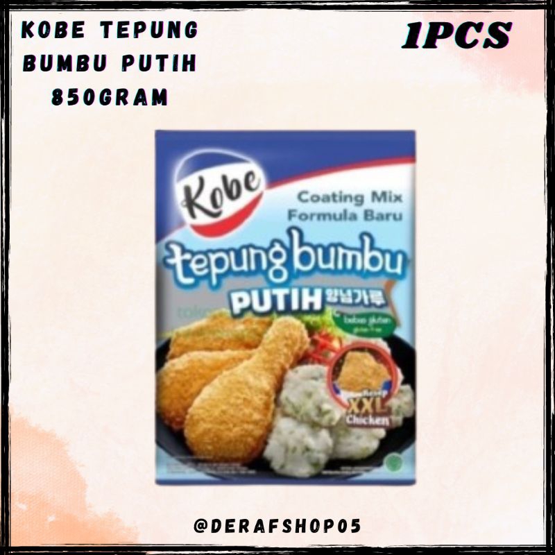 

Kobe Tepung Kobe Bumbu Putih 850gram