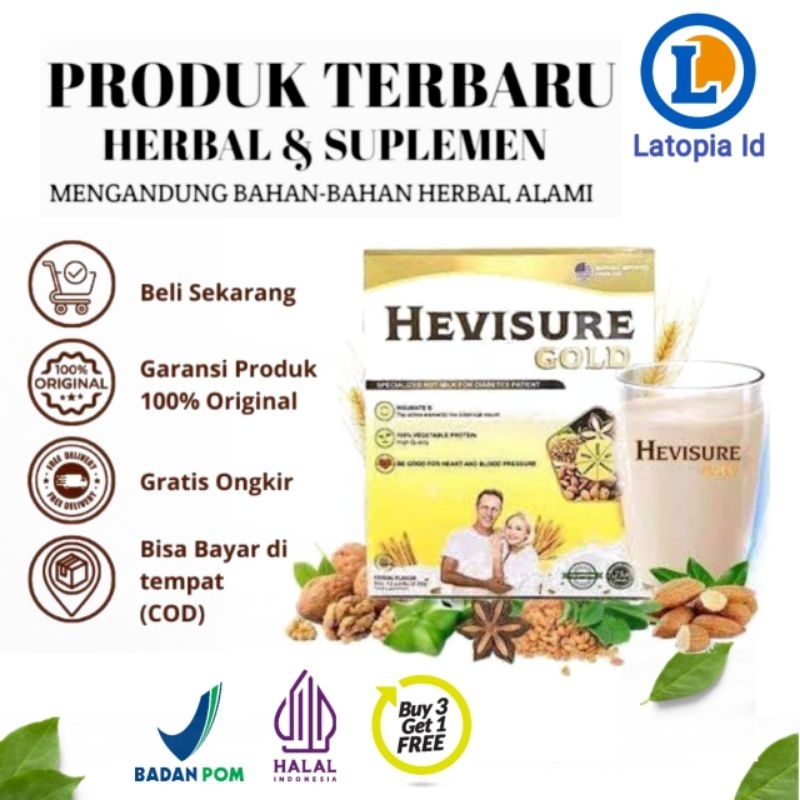 

HEVISURE GOLD MILK SUSU DIABETES DAN KENCING MANIS PANKREAS INSULIN ORIGINAL USA