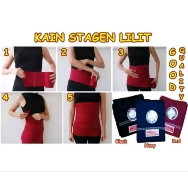 Stagen lilit/Sabuk lilit bali/Stagen lilit ibu melahirkan