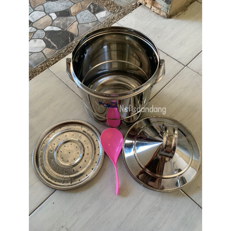 DANDANG MASAK NASI STAINLES 2KG