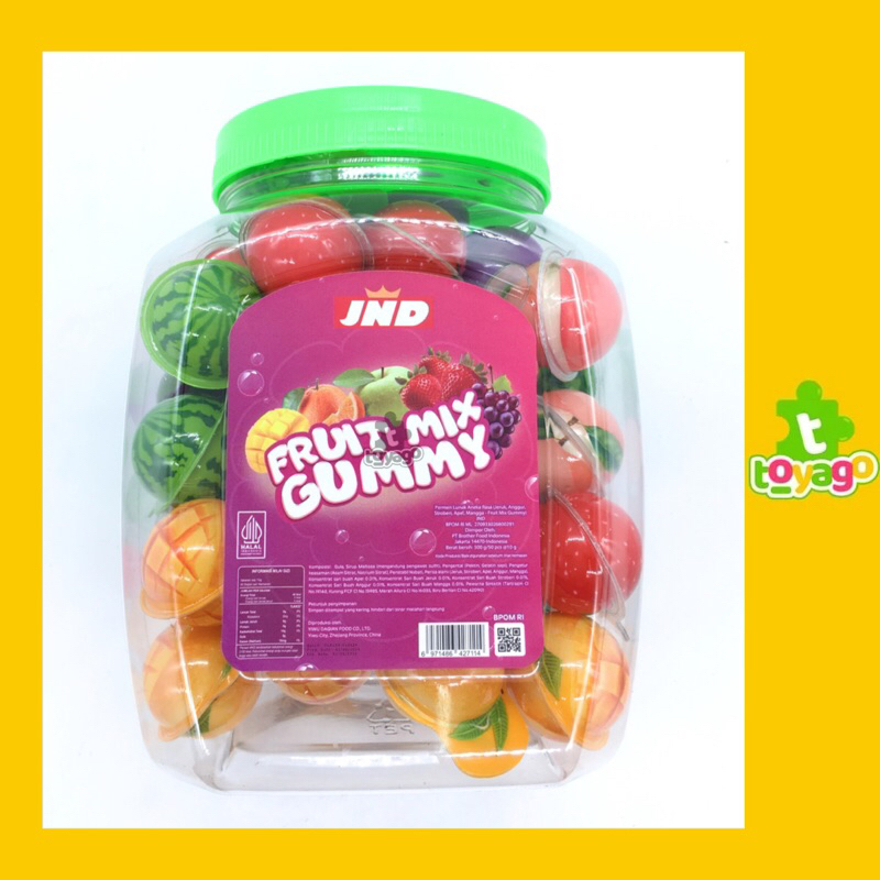 

QH Gummy permen lunak 1 toples isi 50 pcs grosir murah