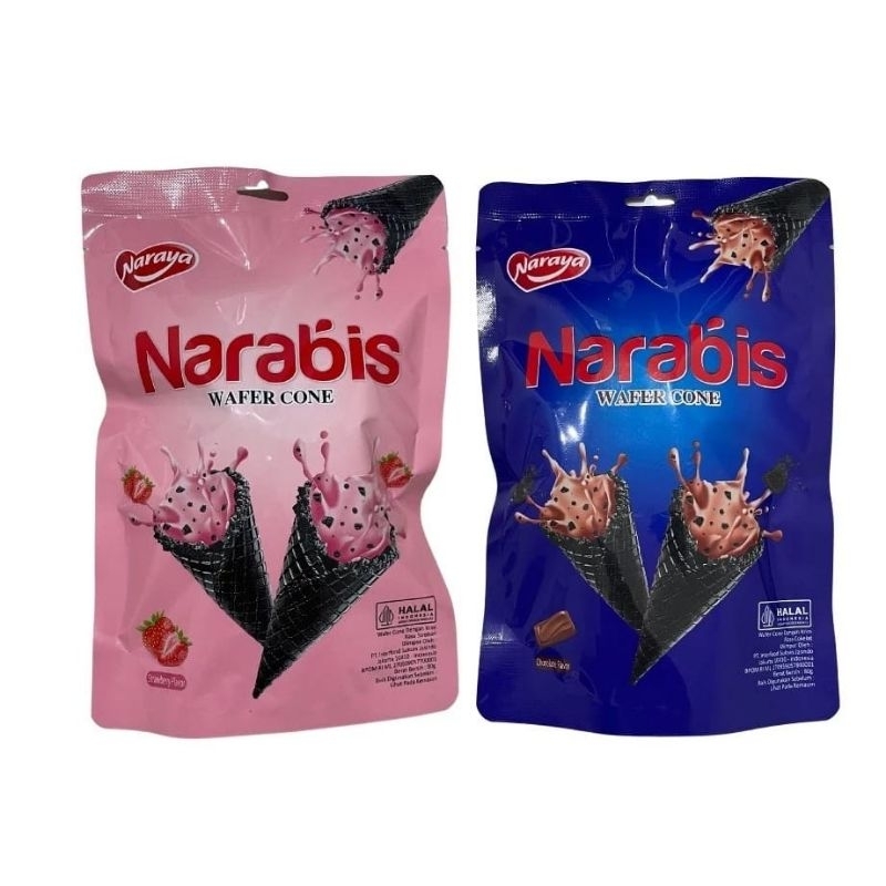 

Naraya Narabis Wafer Cone 80 gr (Rady stock Langsung Kirim)