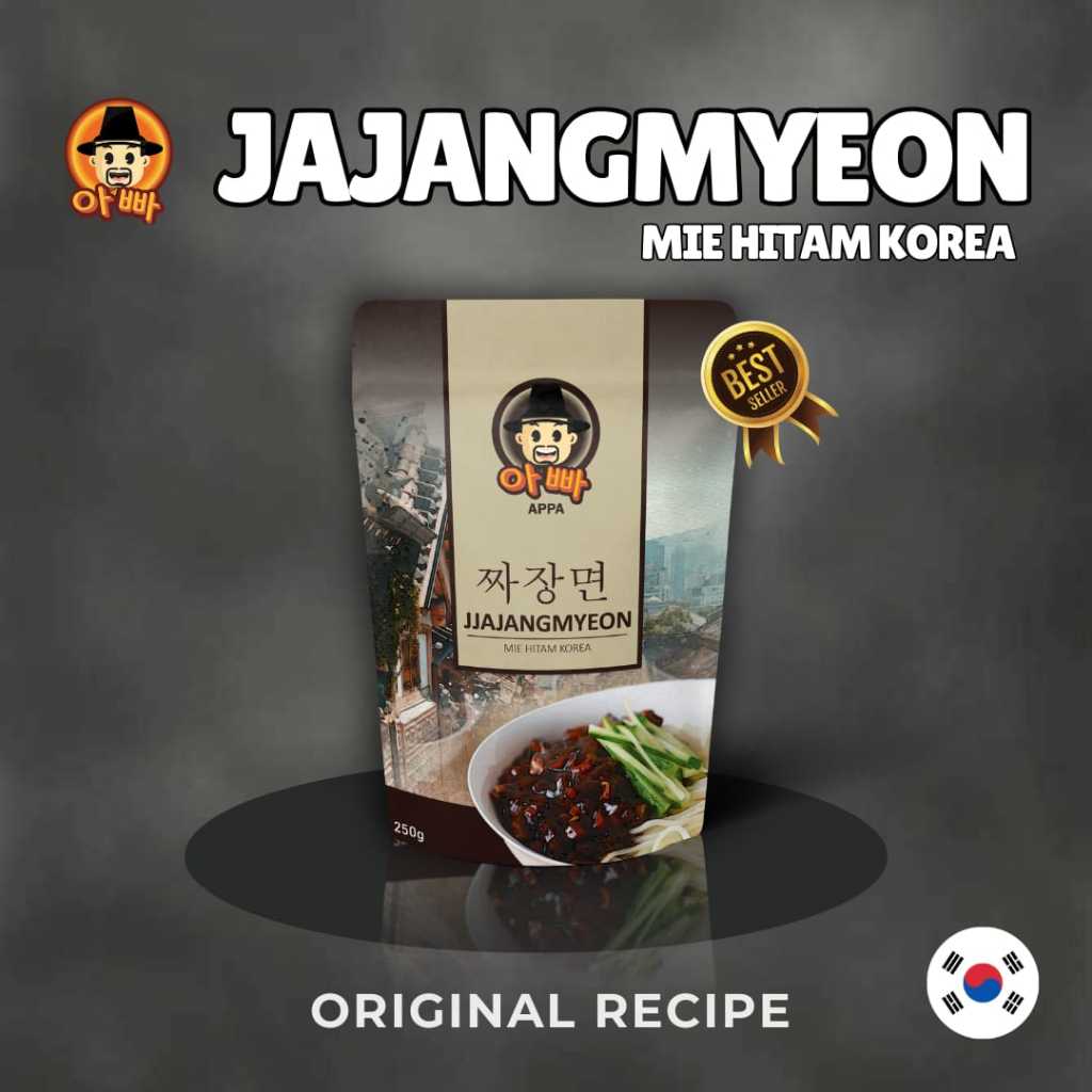 

JJAJANGMYEON / MIE HITAM APPA KOREAN (HALAL) 250gr
