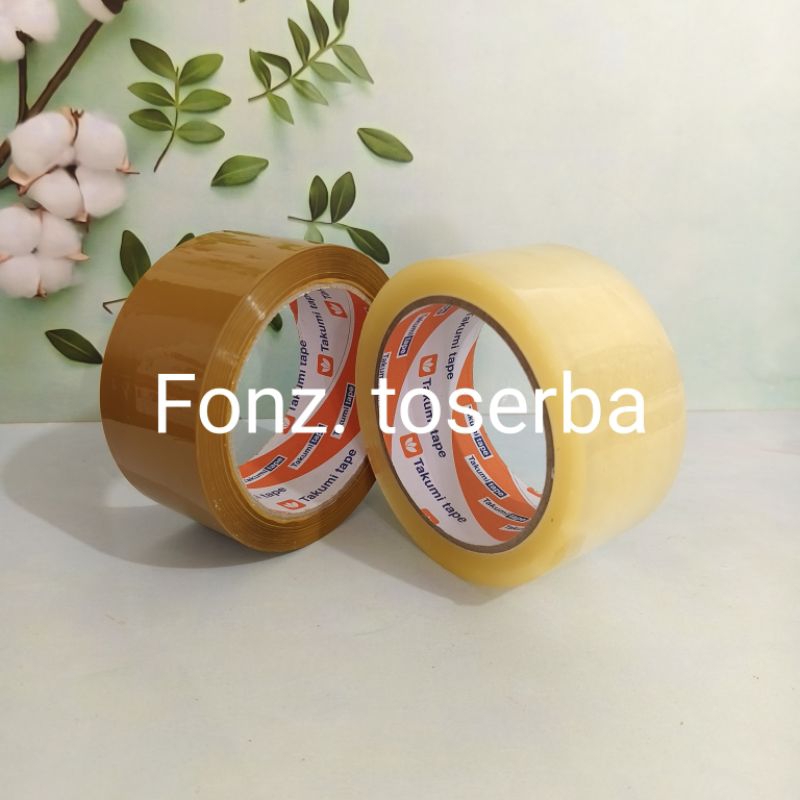 

lakban murah grosir opp tape perekat lem takumi 45x100y kualitas dijamin bagus seperti daimaru