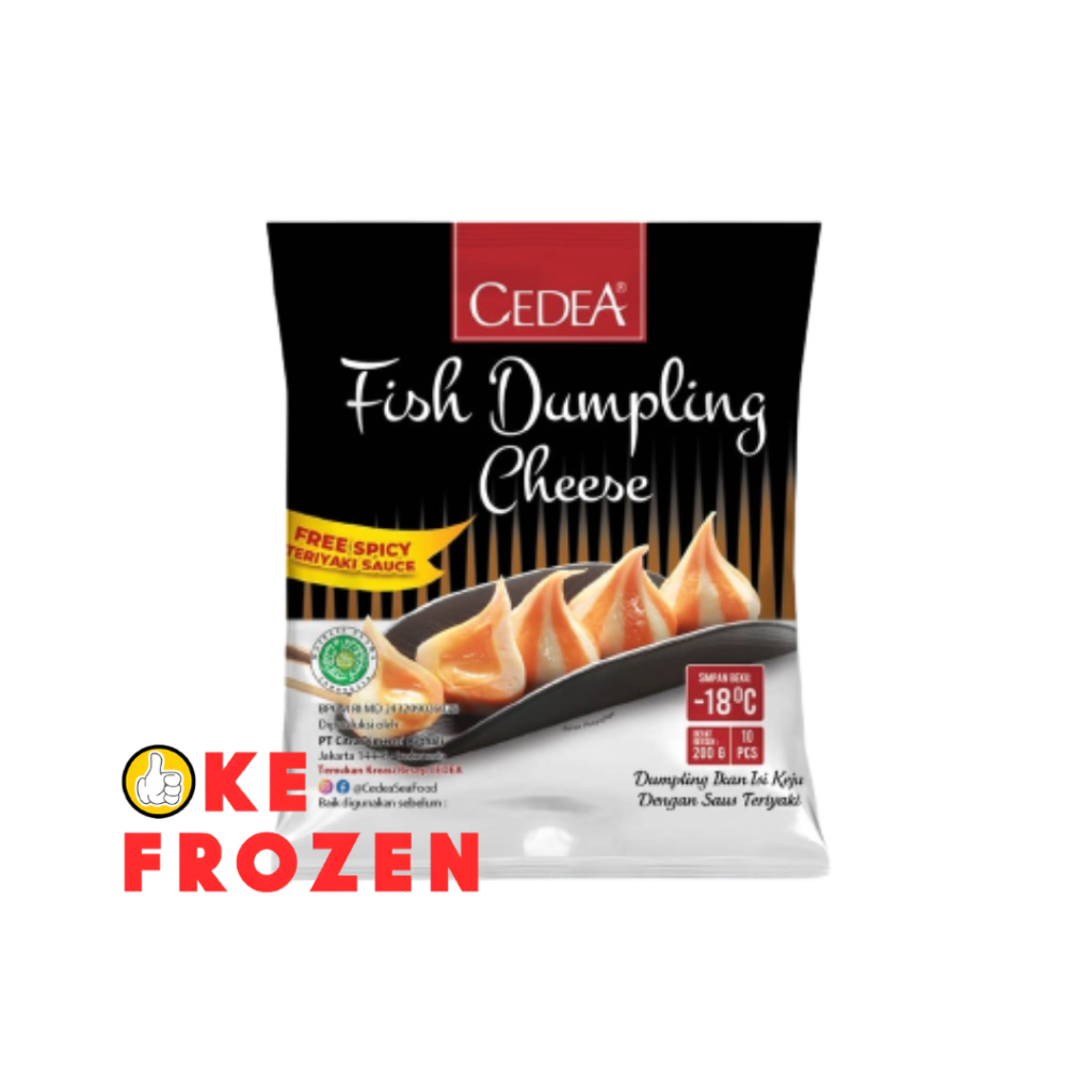 

CEDEA FISH DUMPLING CHEESE 200GR PANGSIT IKAN ISI KEJU