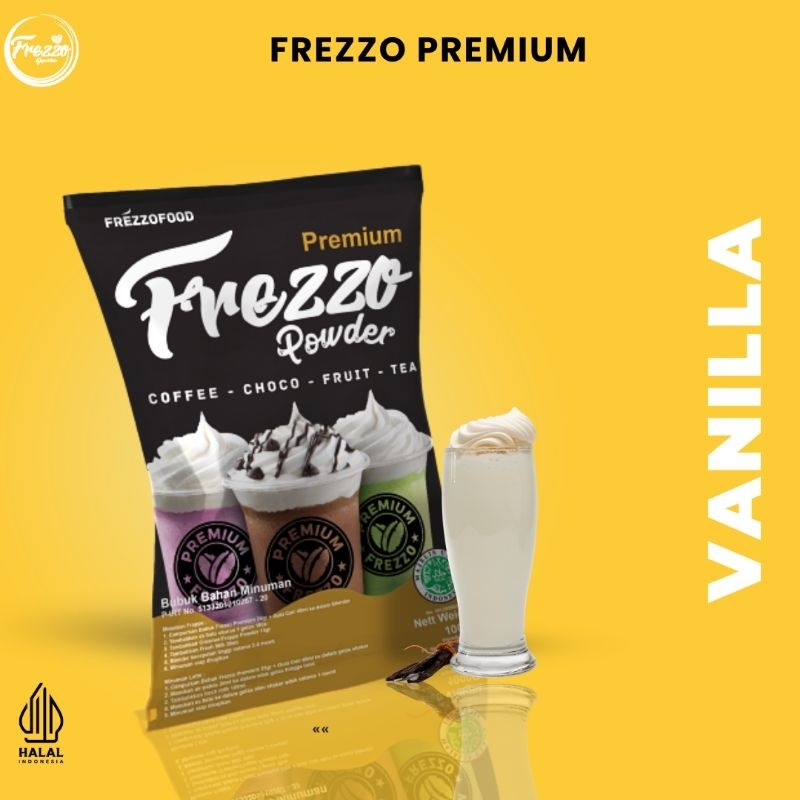 

Bubuk Minuman Rasa Vanilla Premium Frezzo 1kg/ Minuman Murah dan Enak Frezzo Premium